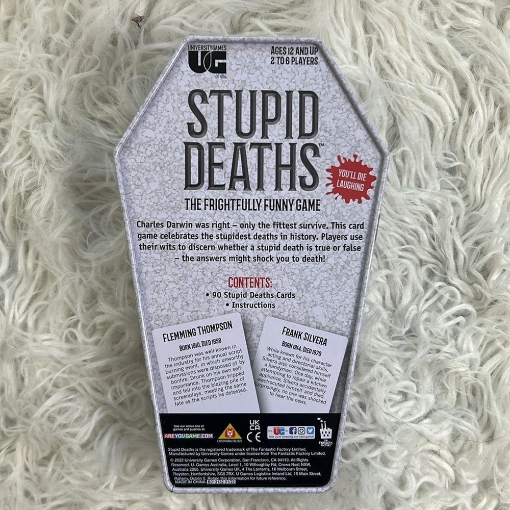 NIB! Stupid Deaths Board Game - Picture 3 of 5